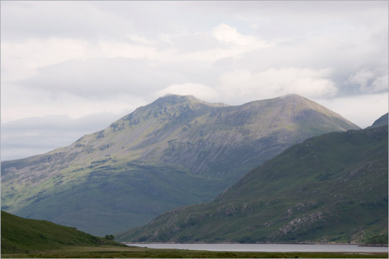 The South face of Beinn Sgritheall from Barisdale – all scree, as the name implies